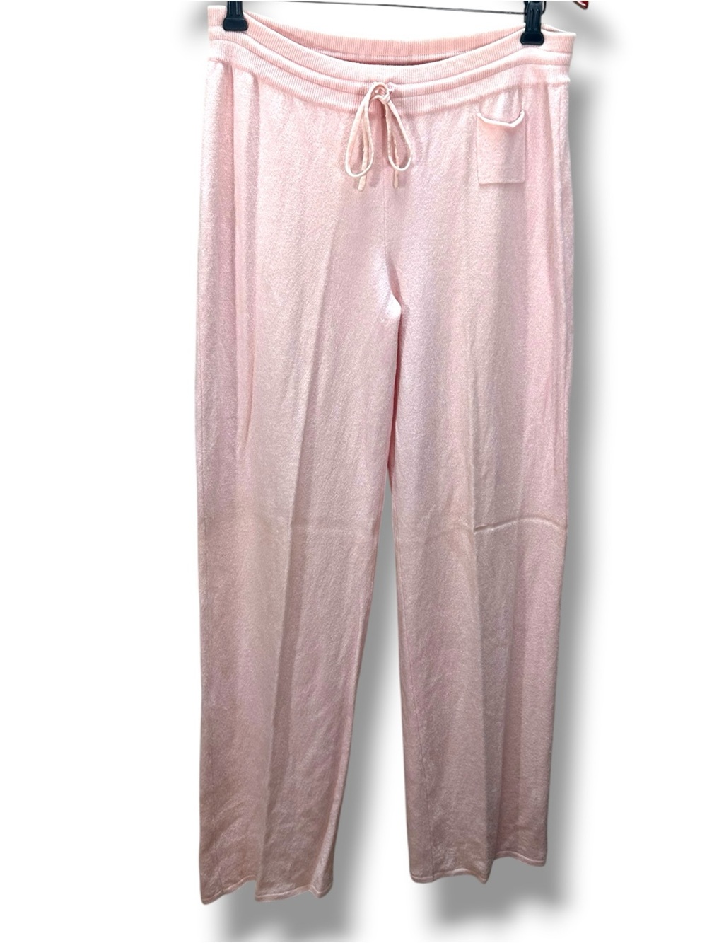 Eileen Fisher Light Pink Merino Wool Blend Straight Leg Pants Size Medium